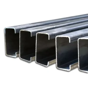 China Low Price ASTM Standard C100 Steel C Z Cold Formed Purlin Profile with Cutting Welding Bending Services Hot Dip Galvanized