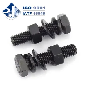 China Made Carbon Steel A193 A194 Bolt in Metric Zinc Plated Hex Bolts Nuts Kit M4 M6 M8 M10 M12 M14 M16 M24 M36 40mm