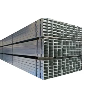 China Manufacturer ASTM A500 Black square and Rectangular Steel Hollow Section 40×40 mm Carbon square Steel Pipe Tube