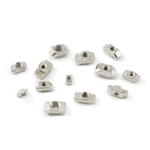 China Manufacturer M4 m5 m6m8 10 32 1 4 20 4040 Hammer Head Drop in t Nuts for t Slot Aluminium Extrusion Profile
