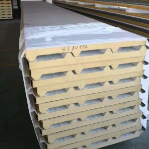 China Manufacturer’s Insulated PU Heat Sandwich Roof Panel Polyurethane Foam PIR Durable Sandwich Panels