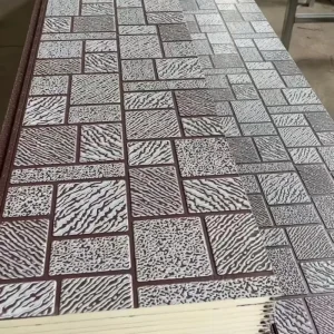 China Pu Roof Sandwich Panels Price Per Square Meter 16mm Pu Price Tile Sandwich Panel