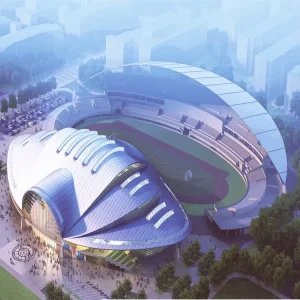 China Steel Structure Factory China Aluminium Roof Truss Supplier Steel Roof Truss for Stadium Steel Pipe Truss Roof Shed