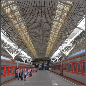 China Steel structure factory Durable Steel Pipe Truss Frame Structure Railway Station Roof Truss System steel truss airport stadium roof