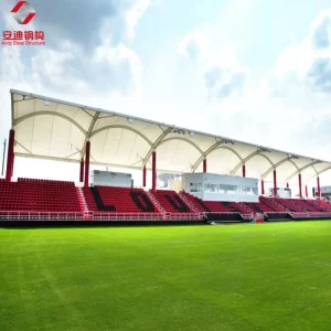 China Steel structure factory Steel roof truss design steel fabrication stadium membrane structure steel pipe truss roof