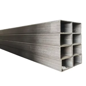 China Supplier Hot Dipped Galvanized MS Steel Square Tube Rectangular Steel Pipe Hollow Section