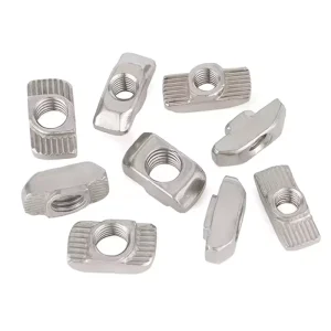 China T Nuts M3 M4 M5 M6 M8 Zinc Plated Nickel Plated 304 Stainless Steel Class 10.9 12.9 Grade Locking Slot Mining