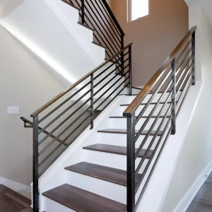 China Wrought Iron Staircase Steel Railing Designs