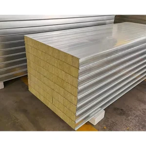 Chinese Manufacturer Cold Room Wall Roof Insulated Polyurethane Fire Resistant Rock Wool Glass Wool Sandwich Panel