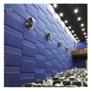 Cinema Fireproof Sound Proof Home Theater Decorative Wall Covering Fabric Acoustic Panels For Music Studio