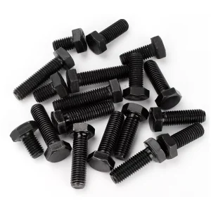 Class 8 High Tensile Strength Hex Head Bolts Carbon Steel ANSI ASME DIN SAE Standard Plain Finish Black Oxidation M6 M36
