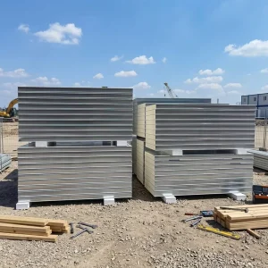 Class B1 Fire Rated PU Sandwich Wall Panels with Superior Thermal Insulation PU Sandwich Panels for Architecture