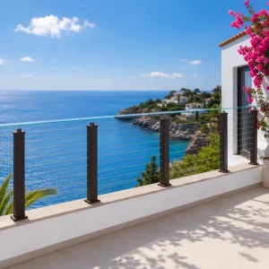 Classic Easy Install Stainless Steel Rod Railing for Stairs Stainless Steel