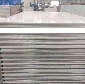Clean Color Steel Plate Rock Wool Sandwich Panel for Clean Room Wall and Ceiling