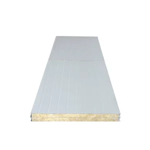 Clean Room Sandwich Panels Mineral Wool 50mm 75mm 100mm Rock Wool Sandwich Panel