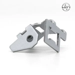 Clear Anodized Aluminum Punching Accessories Intricate Bending Angle Bracket Electronic Equipment Metal Stamping Parts