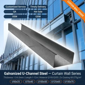 Cold Bending High-strength Q235 Q345 Z-shaped Steel Purlin ASTM A36 Q235B Q345B Hot Dip Galvanized C-shaped Steel Channel Steel