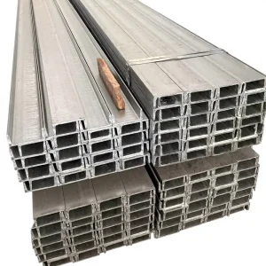 Cold Formed Custom Sizes Building Material Metal Support Frame Galvanized Steel Channel with Cutting and Welding Services