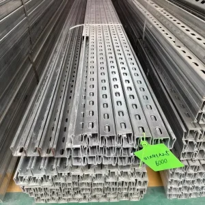 Cold Formed Perforated Galvanized c Channel Steel Purlin for Roof 41*62*2.0mm/2.5mm