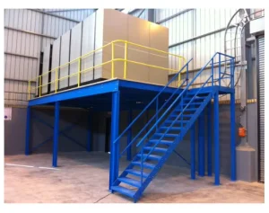 Cold Rolled Steel Mezzanine Floor Anti Corrosion Warehouse Storage Mezzanine Platform Industrial Racking System