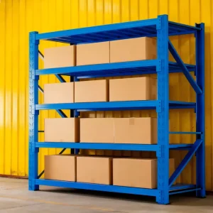 Cold Rolled Steel Multi Layer Warehouse Storage Shelves Boltless Structure Corrosion Resistant High Quality Adjustable Unit