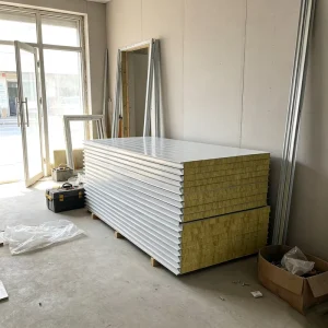 Cold Room Sandwich Panel Partition Ceiling Panel Sandwich PU PIR Rock Wool Glass Wool Core Customized