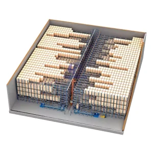 Cold Storage Shuttle Rack ASRS Radio Shuttle Racking Pallet Racking System 4-Way Shuttle Racking