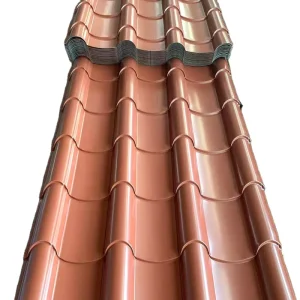 Color Coated Corrugated Steel Roof Panels Rust-Resistant Metal Sheets House Roofing Bending Welding Cutting Services Included