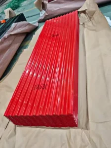 Color Coated Corrugated Steel Roof Panels Rust Resistant Metal Sheets House Roofing Bending Welding Cutting Services Included