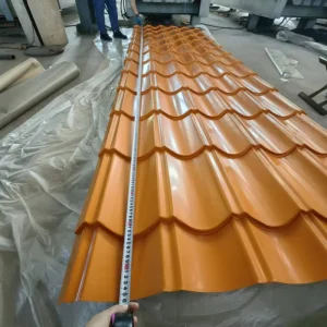 Color Coated Galvalume Roof Tiles 0.12 0.13mm ASTM Certified Roofing Corrugated Sheets Plates BIS TISI KS SASO Certifications