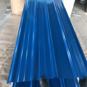 Color Coated Galvanized Corrugated Steel Roofing Sheet PPGI Prepainted Metal Roof Panel for Building Construction
