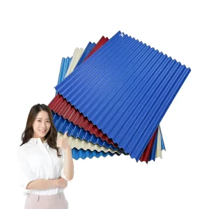 Color Coated Galvanized Steel Corrugated Roof Panel 0.14 0.20mm BIS Certified Cutting Service for Warehouse Industrial Building