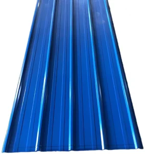 Color Coated Galvanized Steel Sheet for Roof Custom Cut Welded Bended Metal Roof Boards Red Blue Green Wall Panels Roofing