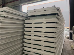 Color Coated Steel EPS Insulation Roof Panel Multi Ribbed Design for Extra Durability Easy Installation