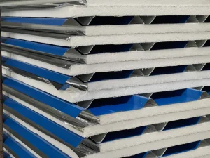 Color Coated Steel EPS Insulation Roof Panel Multi Ribbed Design for Extra Durability Easy Installation