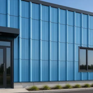Color Coated Zinc Aluminum Coated Sheet Durable Prepainted Steel Plate For Building Construction Corrugated Wall Metal Panels