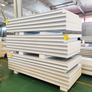 Color Steel Corrugated Insulated PIR/PUR/Rock Wool/EPS Sandwich Panel Roof Wall Cold Room/Warehouse Freezer Container