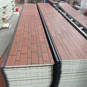 Color Steel Embossed Carved Insulation Board Outdoor Facade Decorative Wall Panel