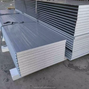 Color Steel Insulated Eps Sandwich Panel Lightweight Fireproof Materials Thermal Insulation Eps Wall Sandwich Panel