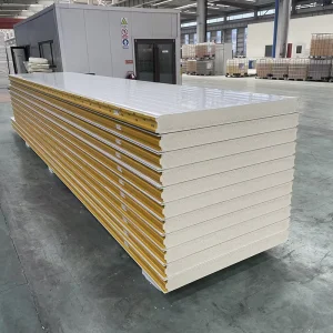 Color Steel Metal Sandwich Panel Insulated PU Polyurethane Wall and Roof Sandwich Panel for Warehouse and Workshop