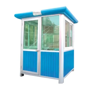 Color Steel Portable Prefab Security Guard Booth