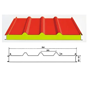 Color Steel Rock Wool Sandwich Panel A1 Fireproof 50/75/100mm Modern Exterior Wall Cold Room Villa Prefab House