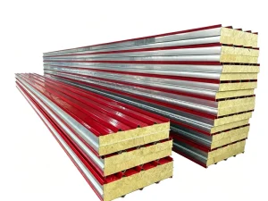 Color Steel Rock Wool Sandwich Roof Panel