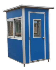 Color Steel Sandwich Panel Outdoor Security Guard Prefab Houses Portable Kiosk Booths Guard Booth