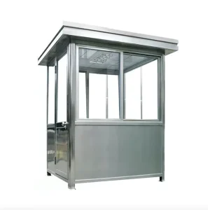 Color Steel Sandwich Portable Outdoor Modern Guard House Prefab Guard Booth Parking Ticket Booth Portable Guard Room Cabin