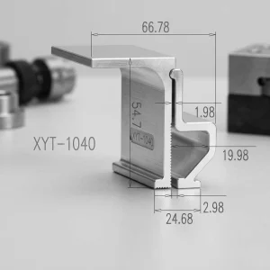Color steel tile roof photovoltaic bracket fixture upright lock edge no drilling no damage to the roof quick installation