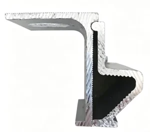 Color steel tile roof photovoltaic bracket fixture upright lock edge no drilling no damage to the roof quick installation