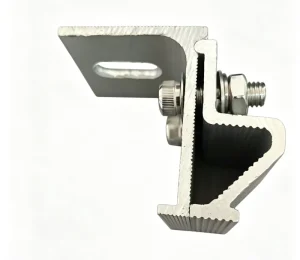 Color steel tile roof photovoltaic bracket fixture upright lock edge no drilling no damage to the roof quick installation