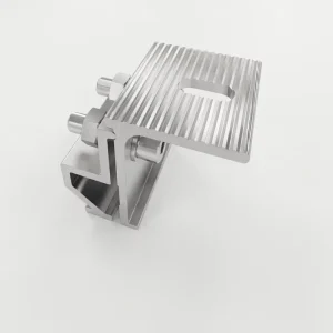 Color steel tile roof photovoltaic bracket fixture upright lock edge no drilling no damage to the roof quick installation