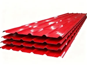 Colored Galvanized Steel Weather Resistant Roof Panels Corrugated Lightweight Design for Industrial Use Custom Cutting Service